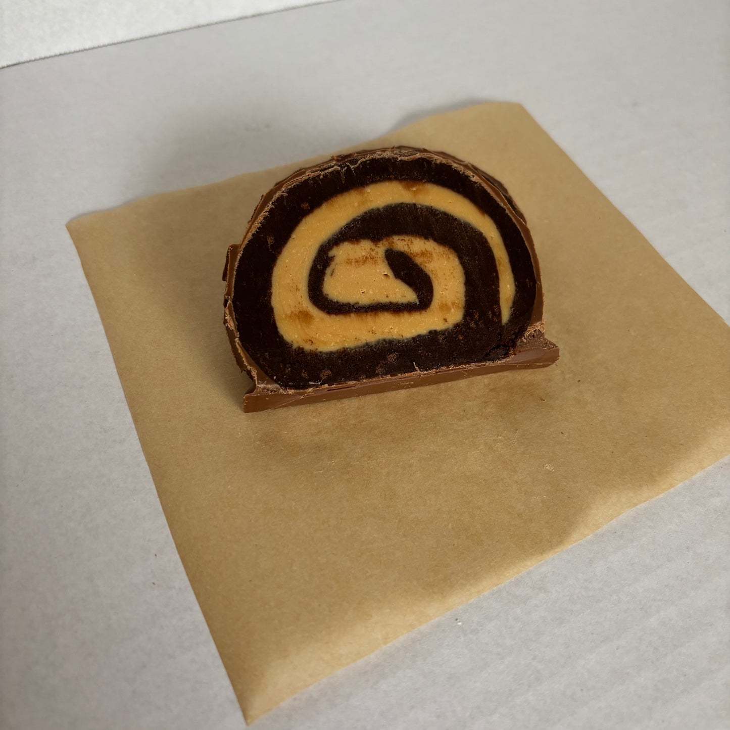 Salted Caramel Brownie Roll