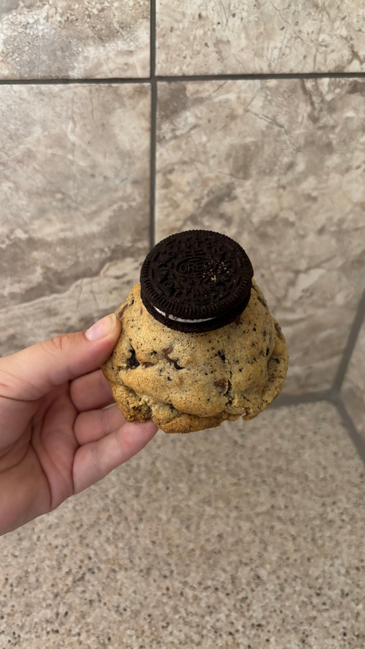 Oreo Stuffed Cookie - Topped with a REAL Double Stuffed Gluten Free Oreo!